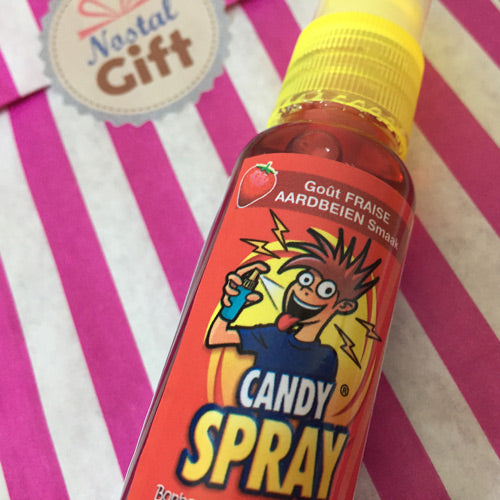 Candy spray goût fraise à l’unité